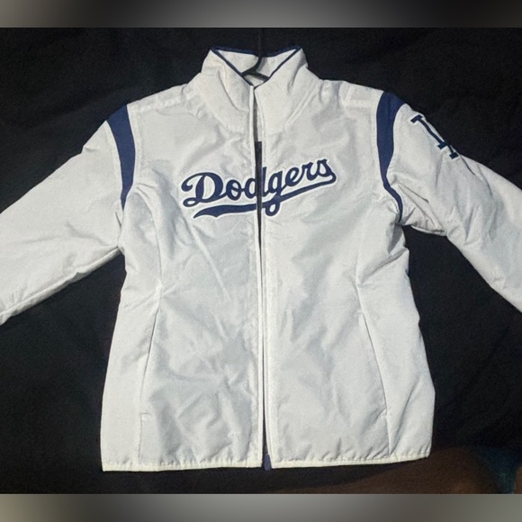 LA Dodgers jacket
size medium
white and blue - Picture 1 of 1